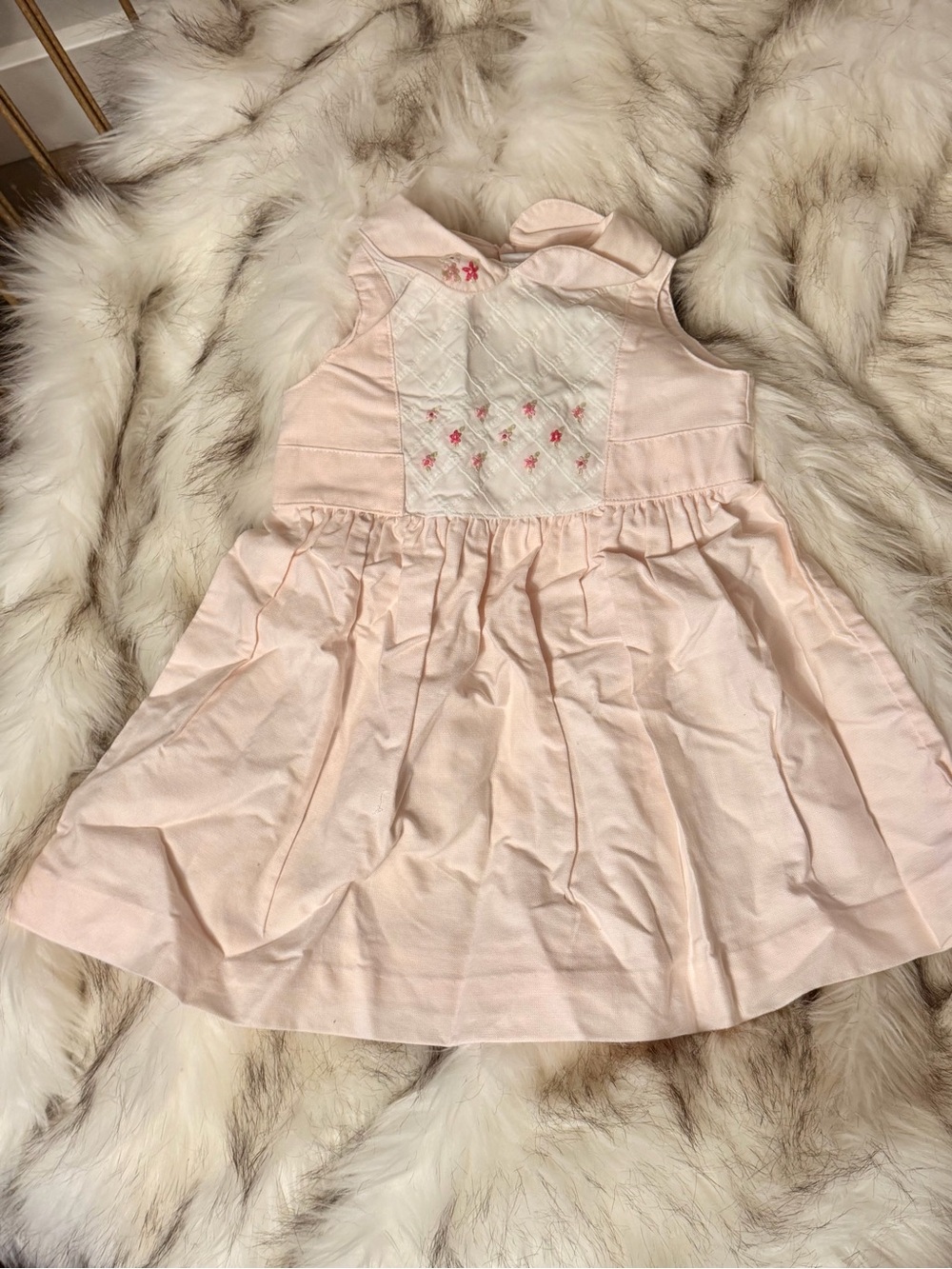 Gymboree Pink Embroidered Cotton Dress